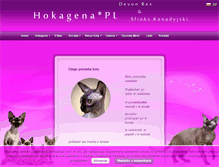 Tablet Screenshot of hokagena.pl